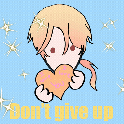 A Cartoon Of A Boy Holding A Heart With The Words " I Love You " Written On It GIF