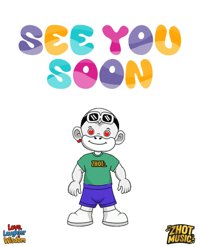 A Cartoon Of A Boy Holding A Red Heart With The Words See You Soon Behind Him GIF