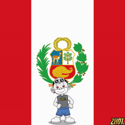 A Cartoon Of A Boy Wearing A Shirt That Says ' Zhot ' On It GIF