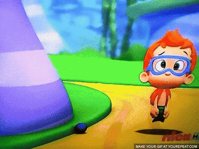 A Cartoon Of A Boy Wearing Goggles And A Swimsuit With The Words Make Your Gif At Yourrepeat.com On The Bottom GIF