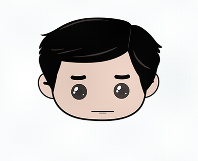 A Cartoon Of A Boy With The Words I 'M Sorry Below It GIF