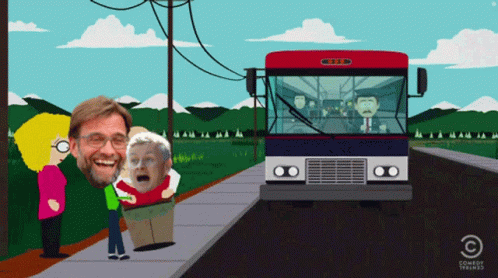 A Cartoon Of A Bus That Says Comedy Central GIF