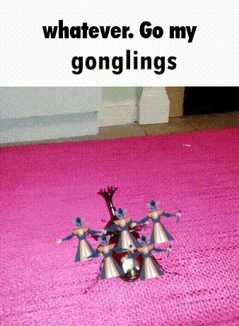 A Cartoon Of A Castle With The Words Whatever Go My Gonglings On The Bottom GIF