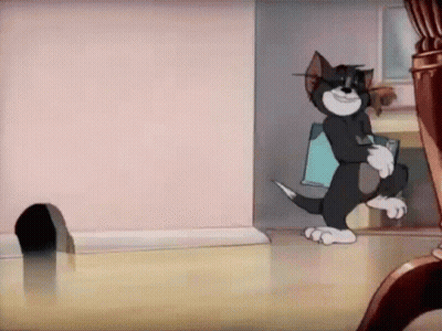 A Cartoon Of A Cat Holding A Book GIF