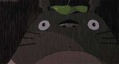 A Cartoon Of A Cat With A Green Leaf On Its Head With The Words Parisnotfrance Below It GIF