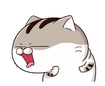 A Cartoon Of A Cat With Its Mouth Open And Ku888vn.net Written Below It Sticker