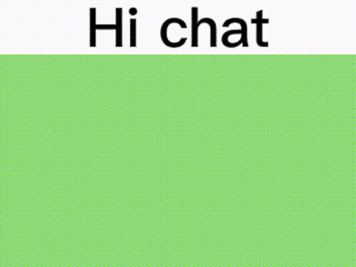 A Cartoon Of A Chicken With A Red Crest And The Words Hi Chat Below It GIF