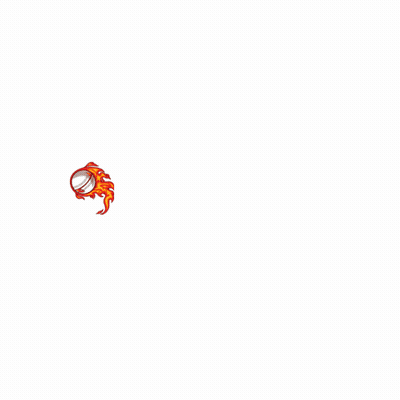 A Cartoon Of A Cricket Player Hitting A Ball With A Bat GIF