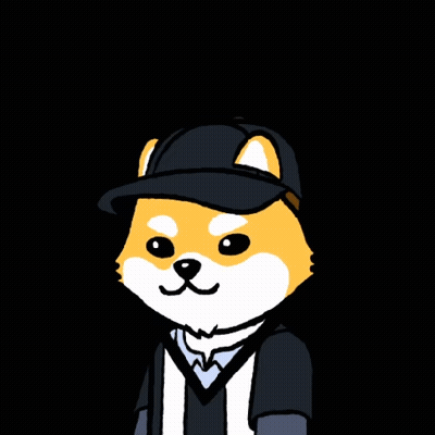 A Cartoon Of A Dog Wearing A Hat Holding A Red Card GIF