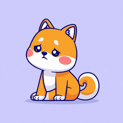 A Cartoon Of A Dog With The Words " Moon Party When " Underneath It GIF