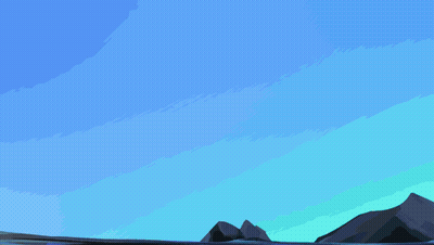 A Cartoon Of A Dragon Flying Over A Body Of Water GIF