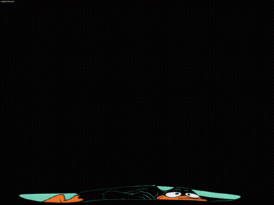 A Cartoon Of A Duck With A Swirl In The Background And The Letters Netflix On The Bottom Left GIF