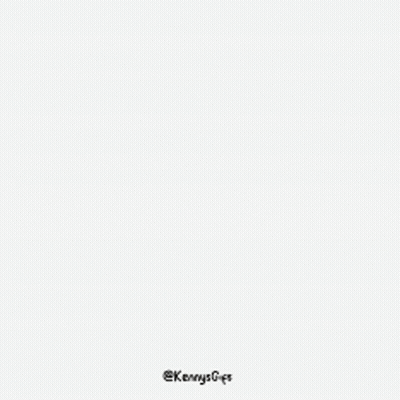 A Cartoon Of A Duck With The Name Kennys On The Bottom Right GIF