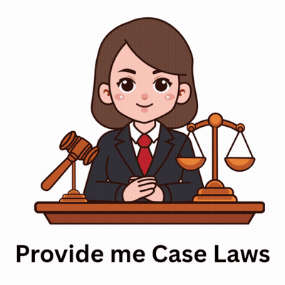 A Cartoon Of A Female Judge With The Words Provide Me Case Laws Underneath Her GIF