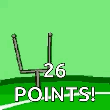 A Cartoon Of A Football Flying Through The Air With The Words `` Points ! '' GIF