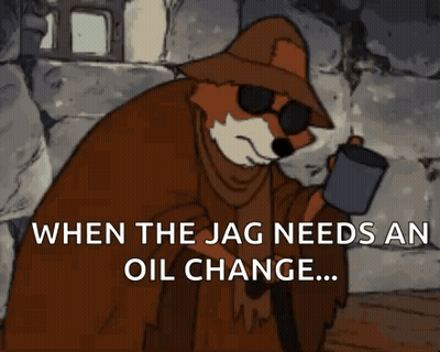 A Cartoon Of A Fox Wearing Sunglasses And A Hat Holding A Cup Of Coffee . GIF