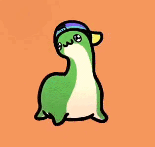 A Cartoon Of A Frog Wearing A Hat . GIF