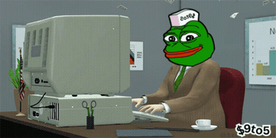A Cartoon Of A Frog Wearing A Hat That Says 2A102 GIF