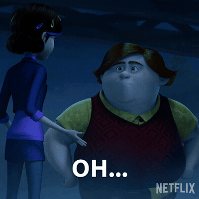 A Cartoon Of A Girl And A Man With The Words Oh Written On The Bottom GIF