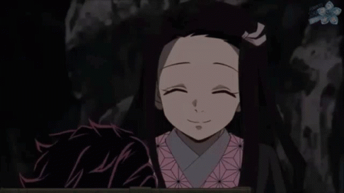 A Cartoon Of A Girl Holding A Baby In Her Arms In A Dark Room . GIF