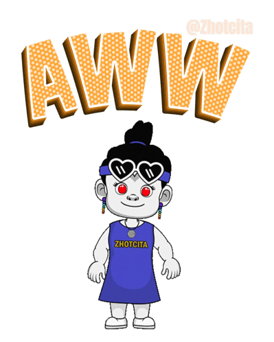A Cartoon Of A Girl Holding A Broken Heart With The Word Aww Written Above Her GIF