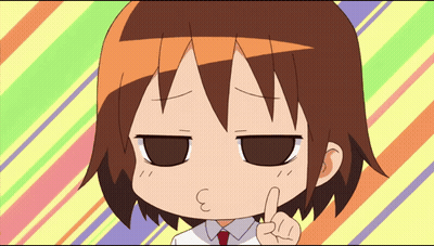 A Cartoon Of A Girl Making A Face With The Letter C On Her Face GIF