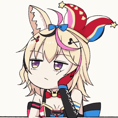 A Cartoon Of A Girl Wearing A Jester Hat GIF