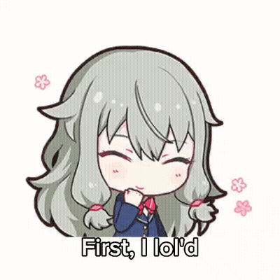 A Cartoon Of A Girl With A Flower In Her Hair And The Words `` And Then I Serious 'D '' GIF