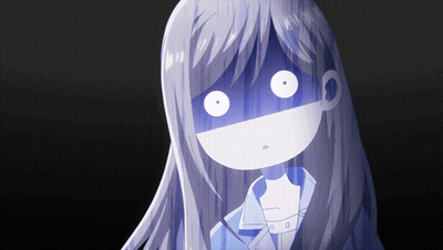 A Cartoon Of A Girl With A Shocked Look On Her Face GIF