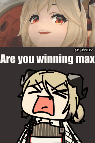 Girl With Horns Are You Winning Max GIF