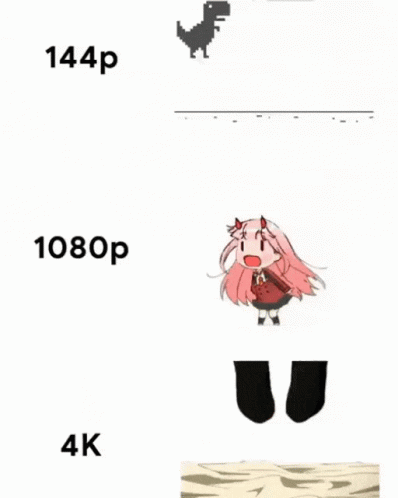 A Cartoon Of A Girl With Horns Standing Next To A Cartoon Of A Dinosaur GIF