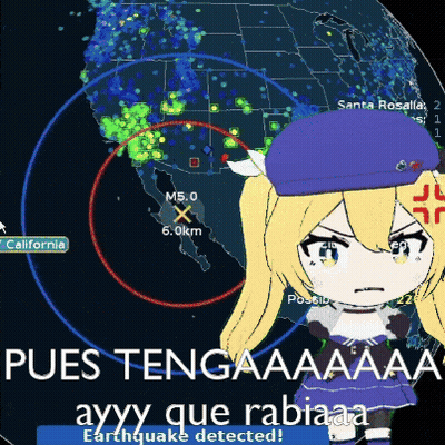 A Cartoon Of A Girl With The Words Pues Tengaaaa Ayy Que Rabiaaa GIF