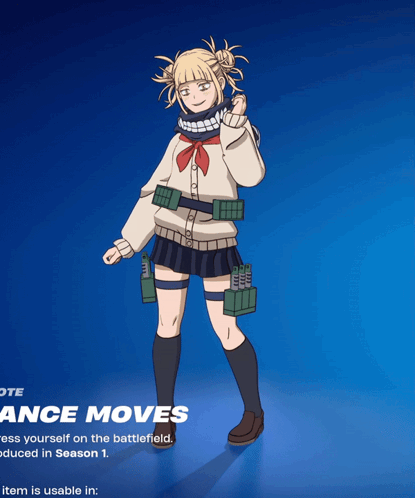 A Cartoon Of A Girl With The Words " Stance Moves " On The Bottom GIF