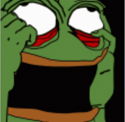 A Cartoon Of A Green Frog With A Big Smile On His Face GIF