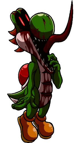 A Cartoon Of A Green Monster With A Long Red Tongue Sticker