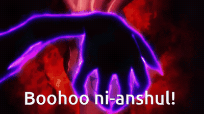 A Cartoon Of A Heart With The Words Boohoo Ni-Anshul On It GIF