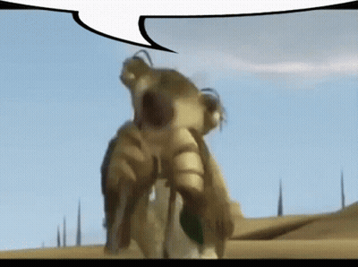 A Cartoon Of A Horse With A Speech Bubble In The Background GIF