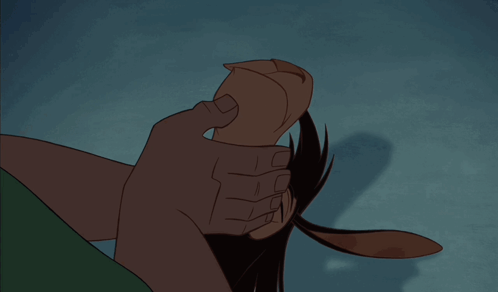 A Cartoon Of A Horse With Its Mouth Open And Its Teeth Visible GIF