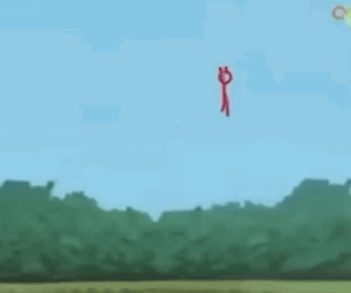 A Cartoon Of A Kite Flying In The Sky . GIF