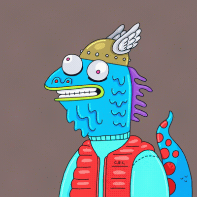 A Cartoon Of A Lizard Wearing A Hat That Says ' Colts ' On It GIF