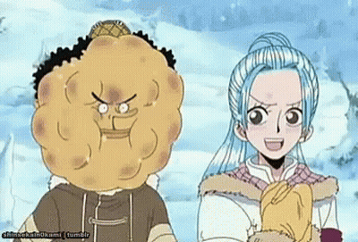 A Cartoon Of A Man And A Girl Standing Next To Each Other With The Words Shinsekai Nokami Tumblr Below Them GIF