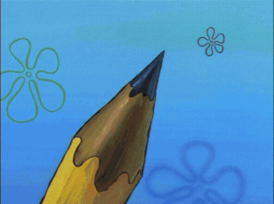 A Cartoon Of A Man And A Shark With A Spongebob Logo In The Background GIF