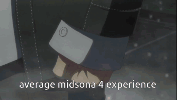 A Cartoon Of A Man Crying With The Words Average Midsona 4 Experience Below Him GIF