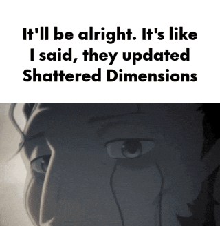 A Cartoon Of A Man Crying With The Words " It 'Ll Be Alright It 'S Like I Said " GIF