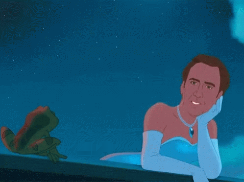 A Cartoon Of A Man Dressed As A Princess GIF