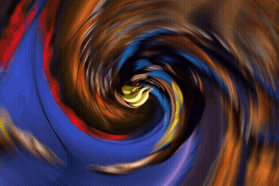 A Cartoon Of A Man Flying In Front Of An Imax Sign GIF