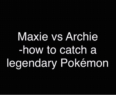 A Cartoon Of A Man Giving A Presentation With The Words " So Well Use Science Or Something To Catch Groudon " On The Top GIF
