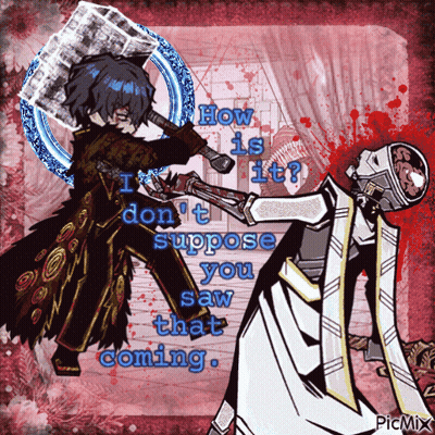 A Cartoon Of A Man Holding A Hammer And Another Man Holding A Gun With The Words How Is It GIF