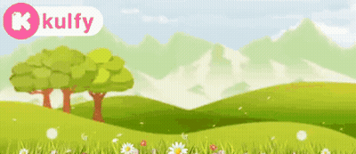 A Cartoon Of A Man Holding A Sign That Says ' Kulfy ' GIF