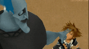 A Cartoon Of A Man Holding Another Man With The Words Gtfo Below Him GIF